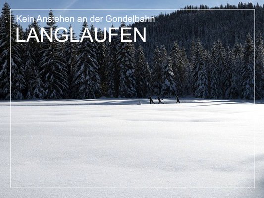 Langlaufen in Südtirol - Das Paradies für Wintersport