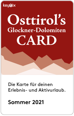 Osttirol's Glockner-Dolomiten Card-Karte| Virgental.at