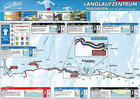 Langlaufen - Loipenkarte Prägraten a.G. | Virgental.at