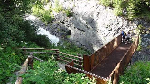 Natur-Kraft-Weg Umbalfälle, dem ersten Wasserschaupfad Europas