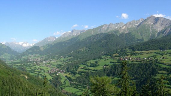 Virgental mit dem Ort Virgen - Osttirol