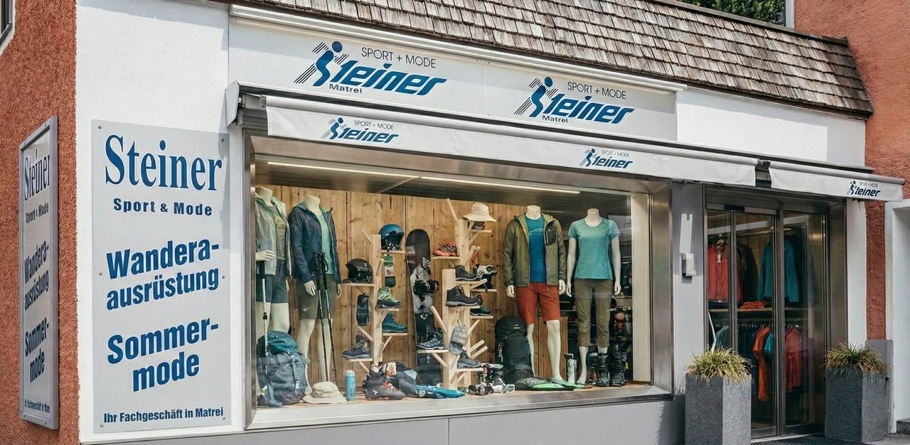 Sommer bei Sport Steiner – Wandern und Outdoor-Erlebnisse.