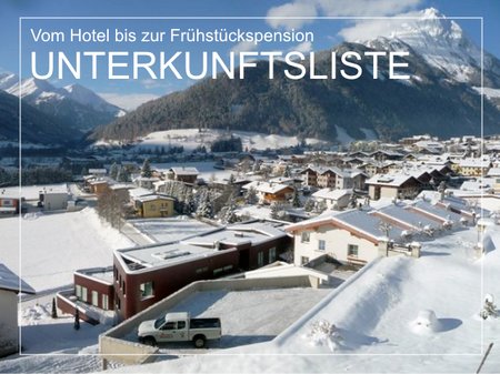 Unterkunftsliste von Matrei und dem Virgental - Hotel - Ferienwohnungen und mehr