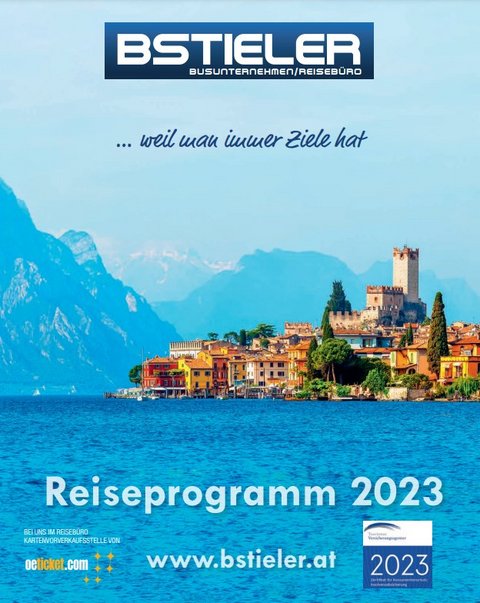 Reiseprogramm 2023 für Busuntenehmer Bstieler in Matrei in Osttirol