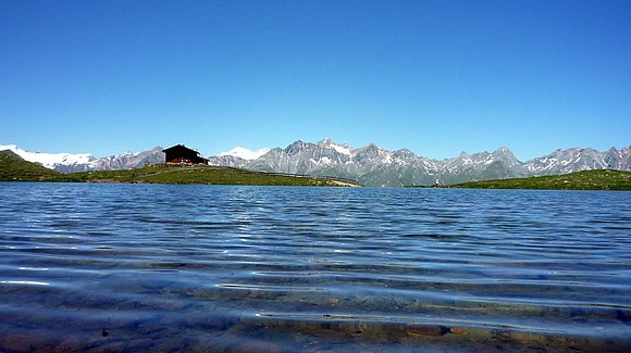 Zupalsee, Zupalseehütte am Lasörling Höhenweg© Sabine Voss