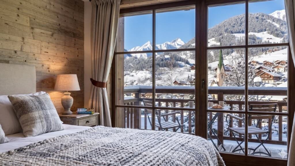 Zimmer mit Ausblick im Virgental