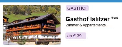 Gasthof Islitzer in Osttirol