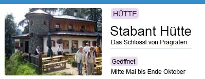 Stabant Hütte in Osttirol - Das Schlössl von Prägraten