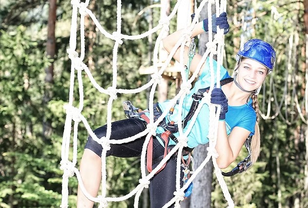 Flying Fox im Kletterpark Lienz