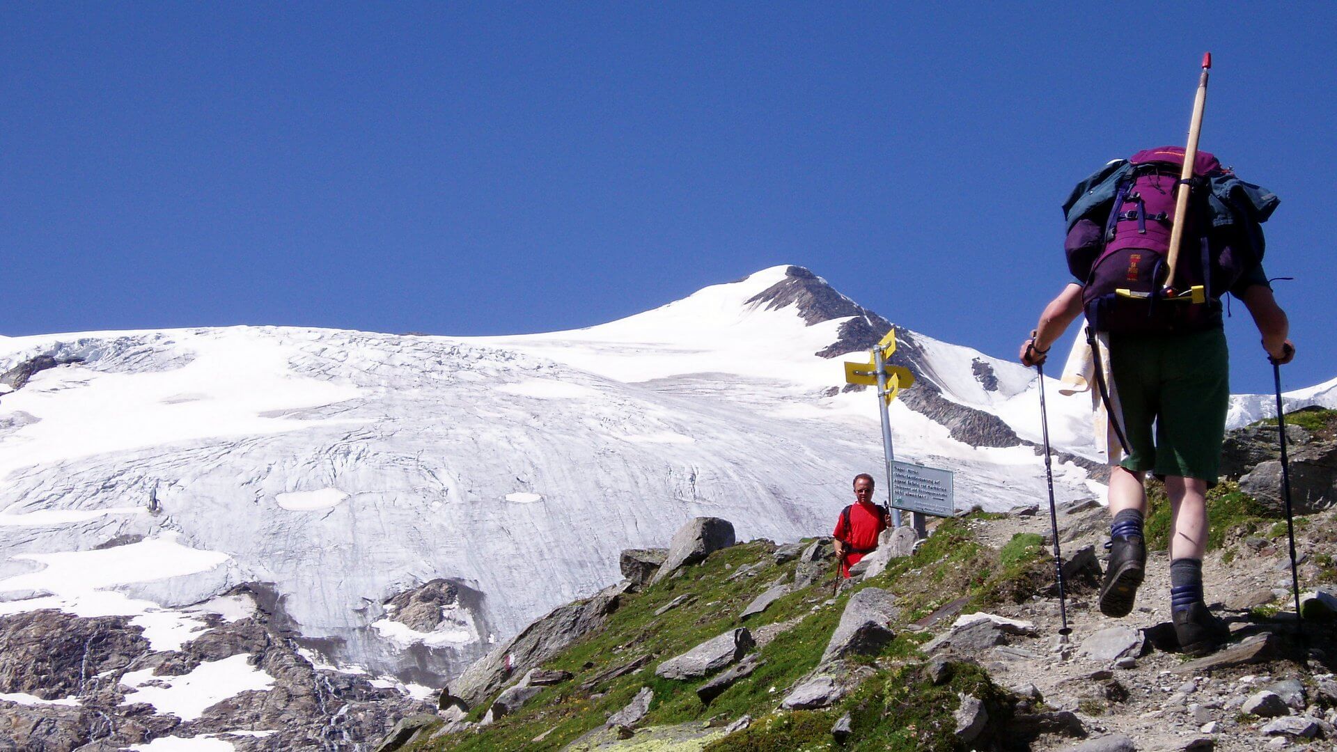 Am Weg zur Badenerhütte Am Weg zur Badenerhütte in der Venedigergruppe