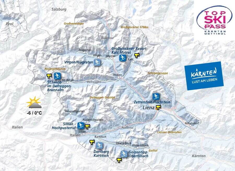  Skigebiet Kartitsch im Hochpustertal | Osttirol-Tirol